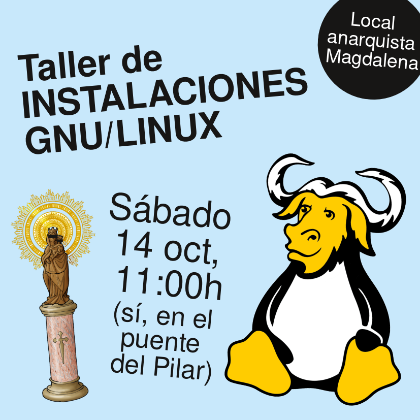 [MAD] Taller de instalaciones GNU/Linux