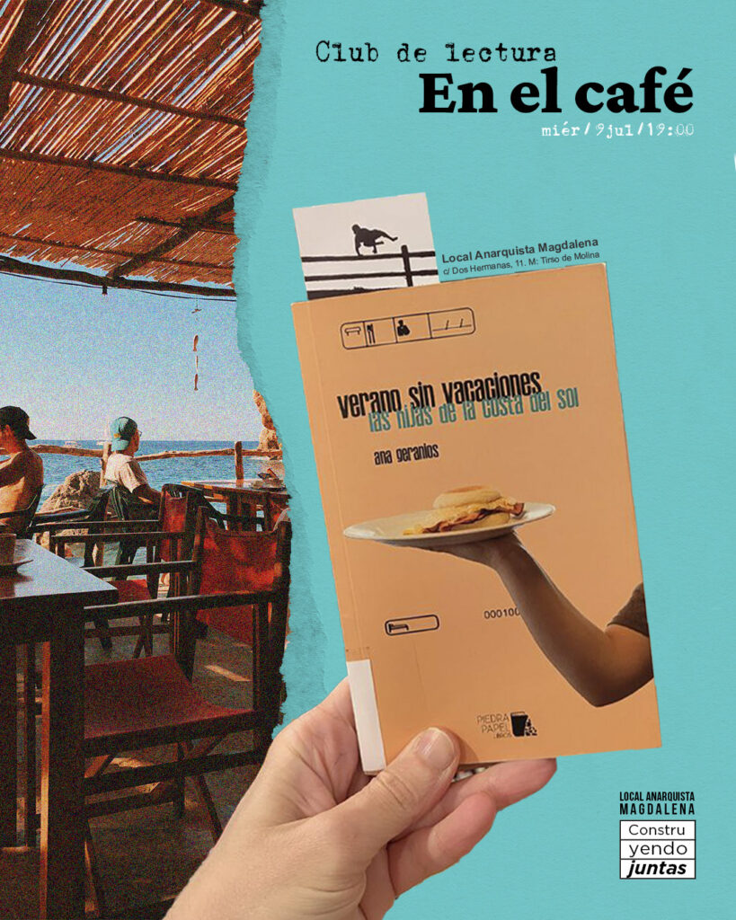 [MAD] Club de lectura «En el café»: Verano sin vacaciones. Las hijas de la Costa del Sol, de Ana Geranios